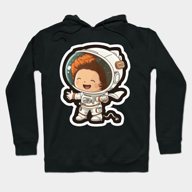 Astronaut Child Hoodie by Scribbl